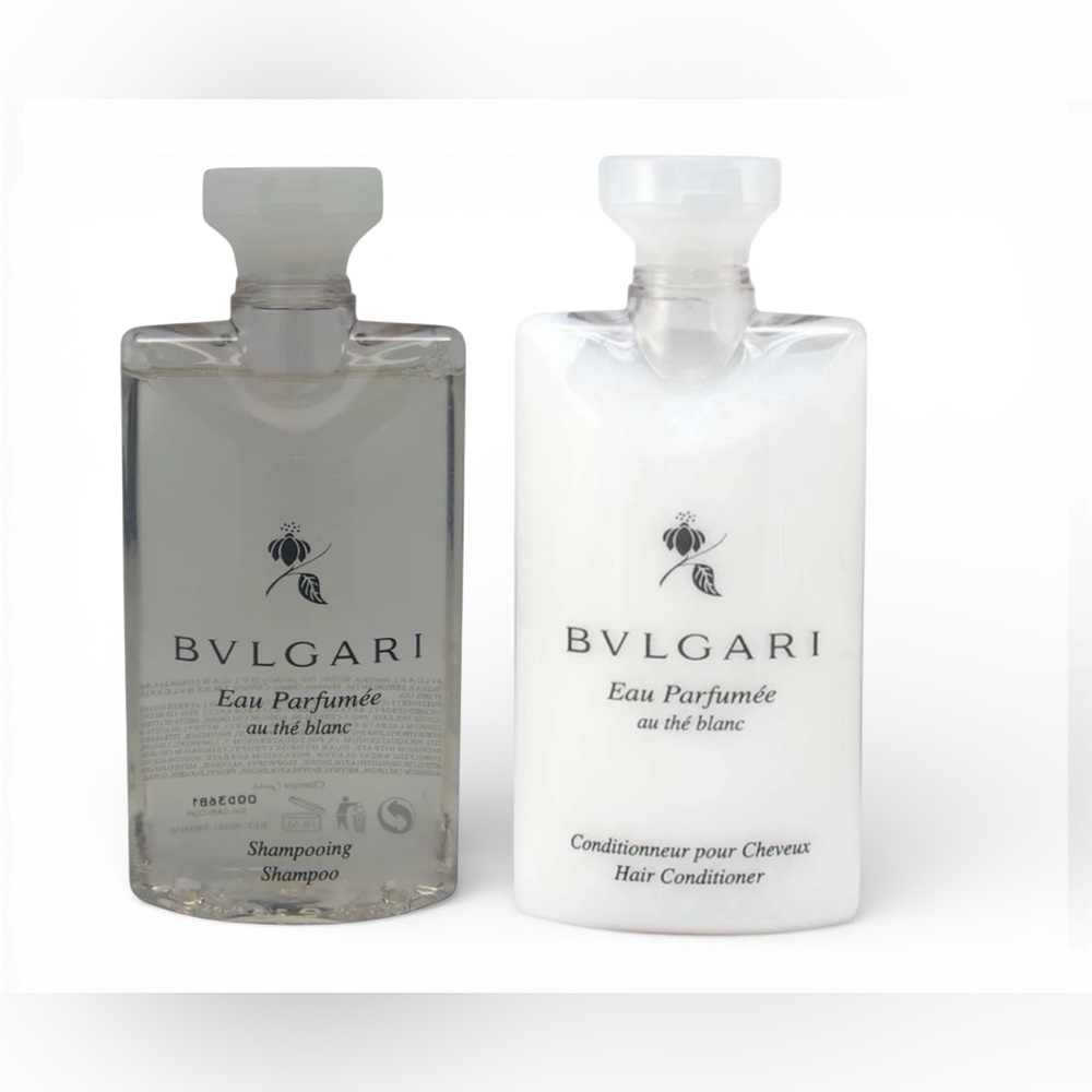 ‼️SOLD‼️Bulgari Eau Parfumée Shampoo and Conditioner TRAVEL SIZE